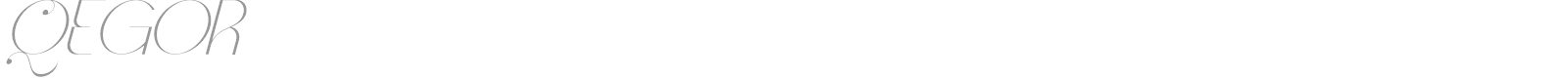 Qegor font preview